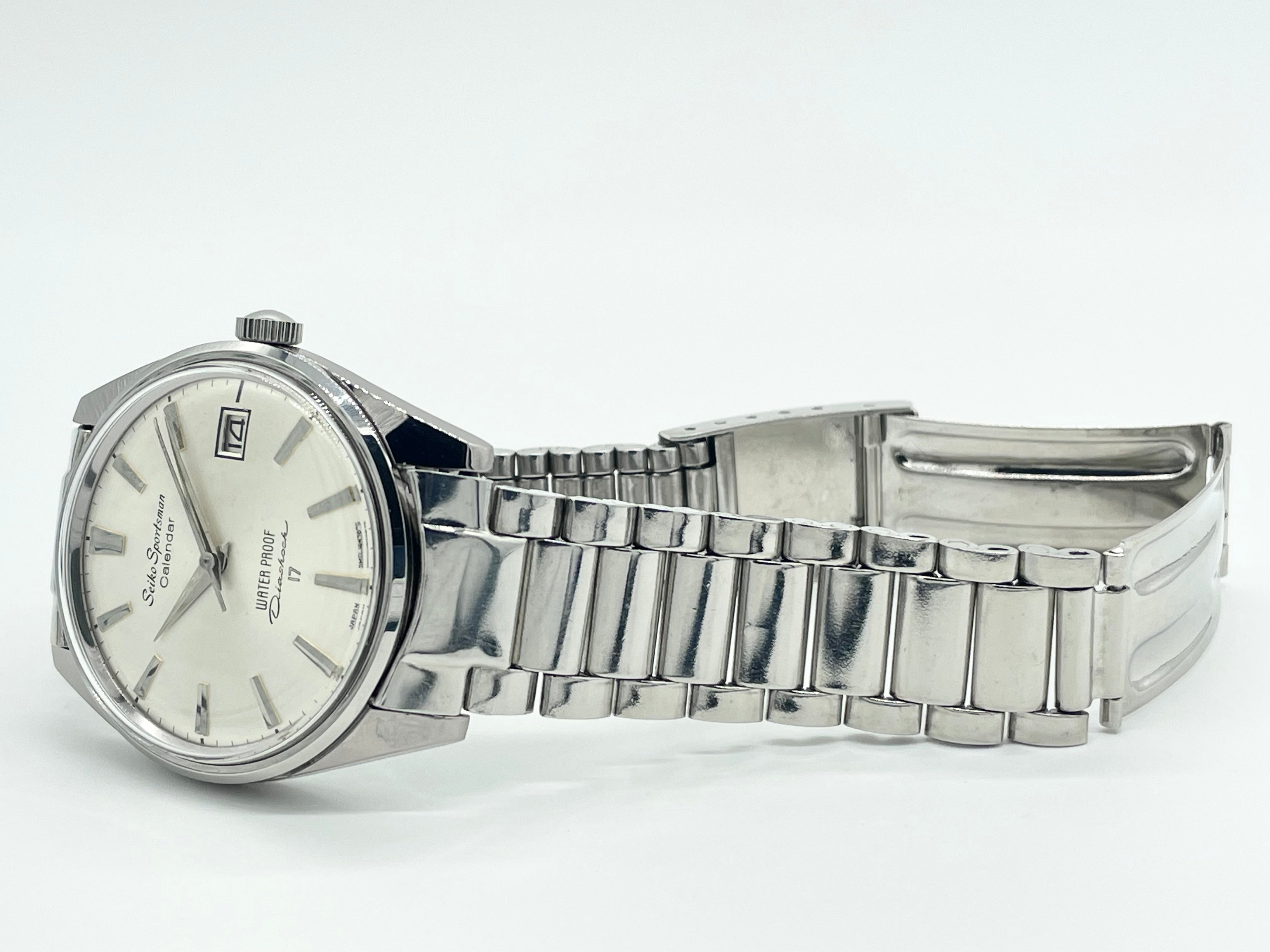 即納新品☆1954年代 ＳＥＩＫＯ ＳＰＯＲＴＳＭＡＮ １７石 手巻き紳士腕時計 純正ベルト　極美品 その他