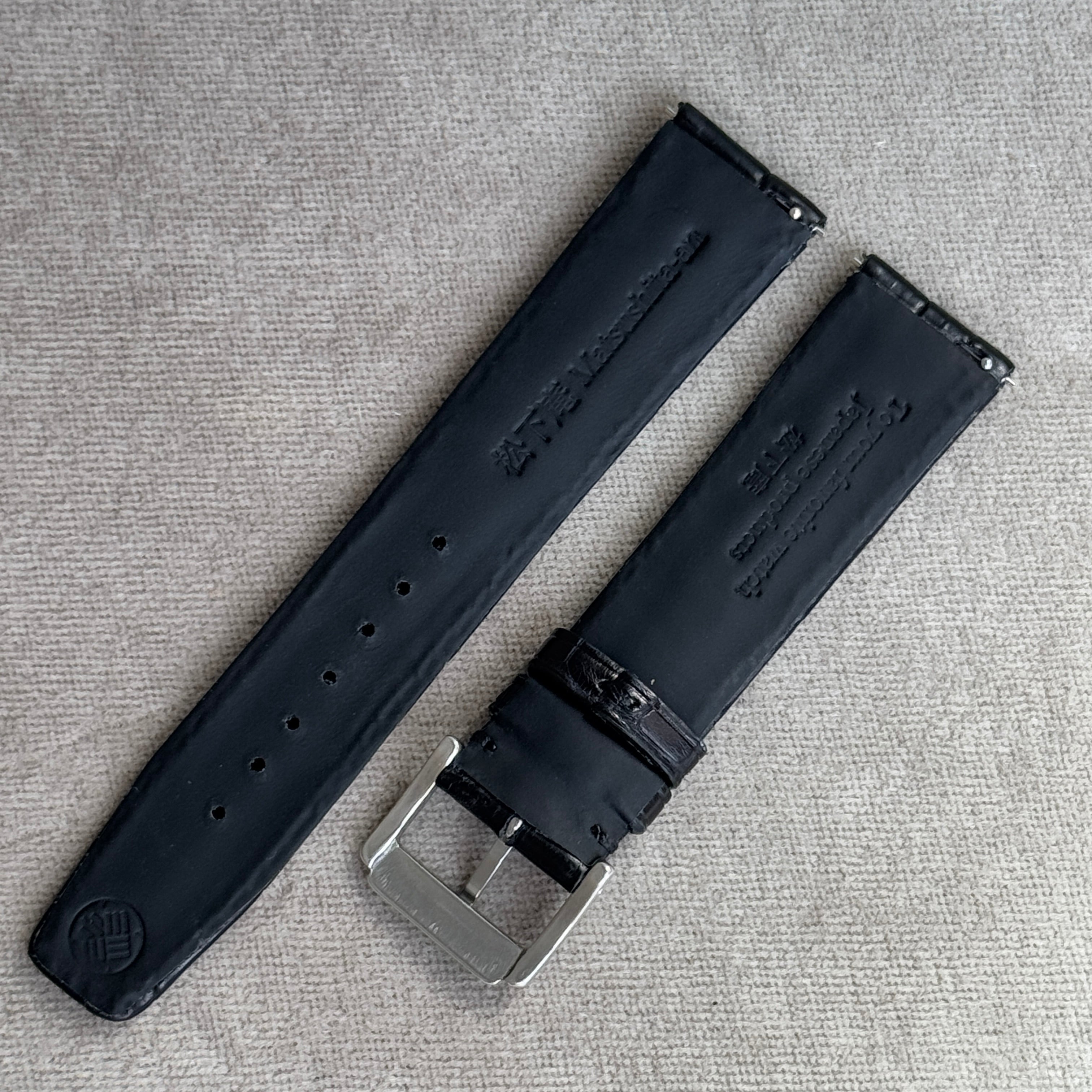 ベンズレザーブラック　松下庵　20-16mm ベンズブラック ラウンド型 ショートサイズ / 20-16mm – 松下庵