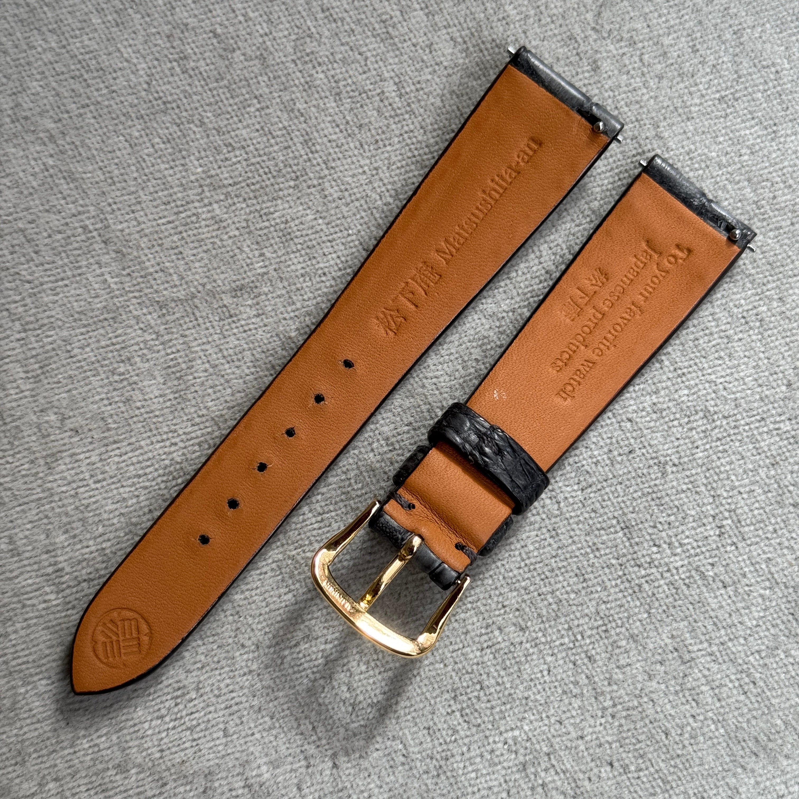 クロコダイル｜墨染｜ショート｜18-14mm – 松下庵