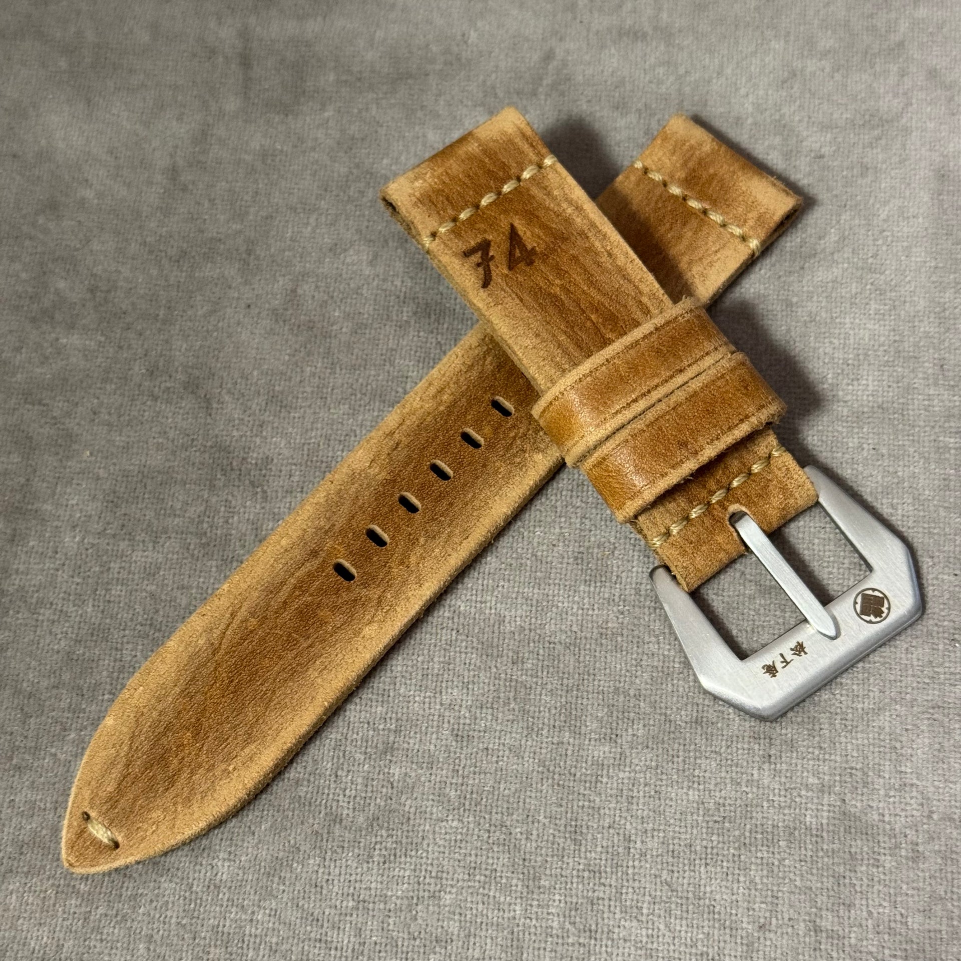 M74｜ヴィンテージブラウンサンドブラスト｜24-24mm – 松下庵