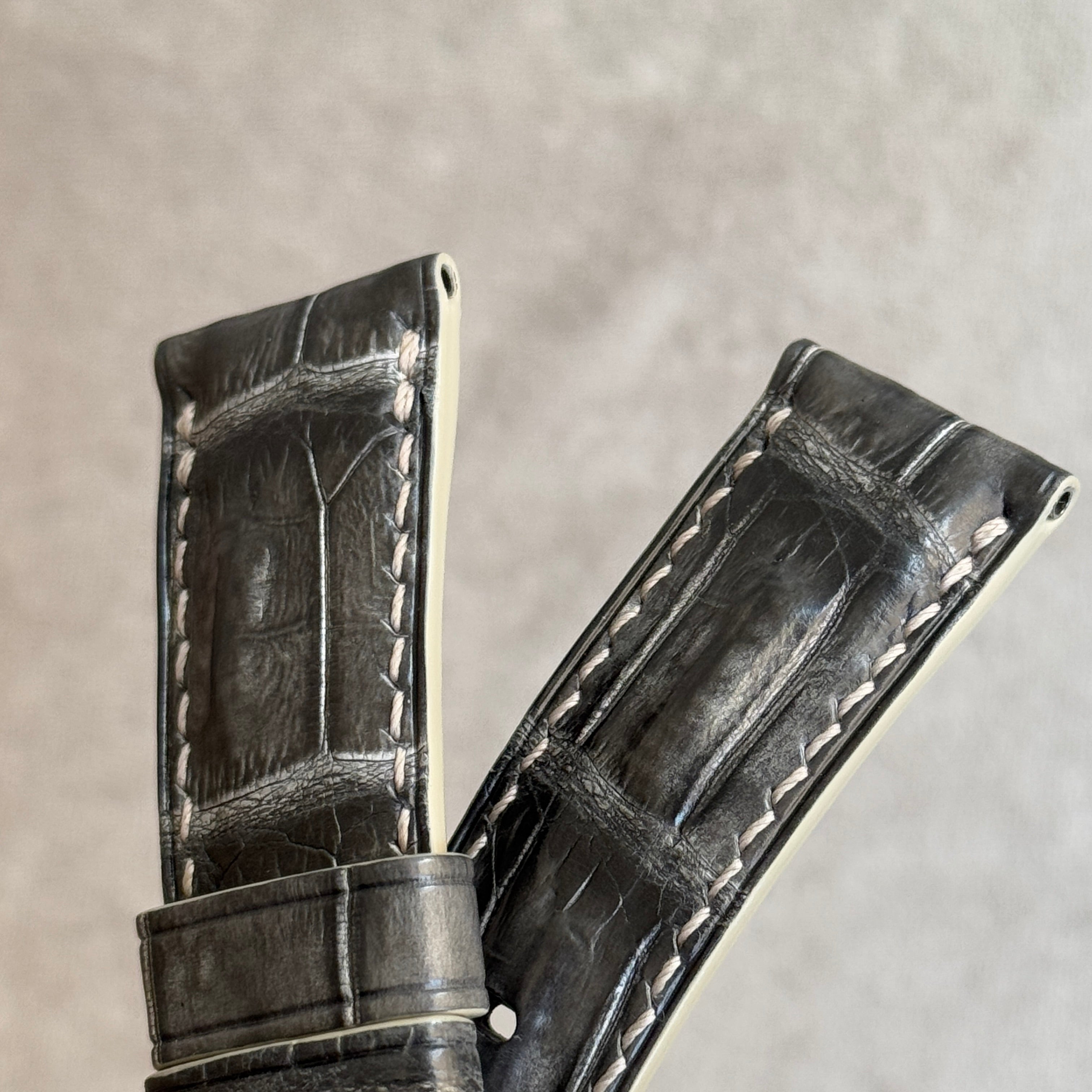 クロコダイル｜墨染｜コブカスタム｜PAM型 Dバックル仕様｜24-22mm