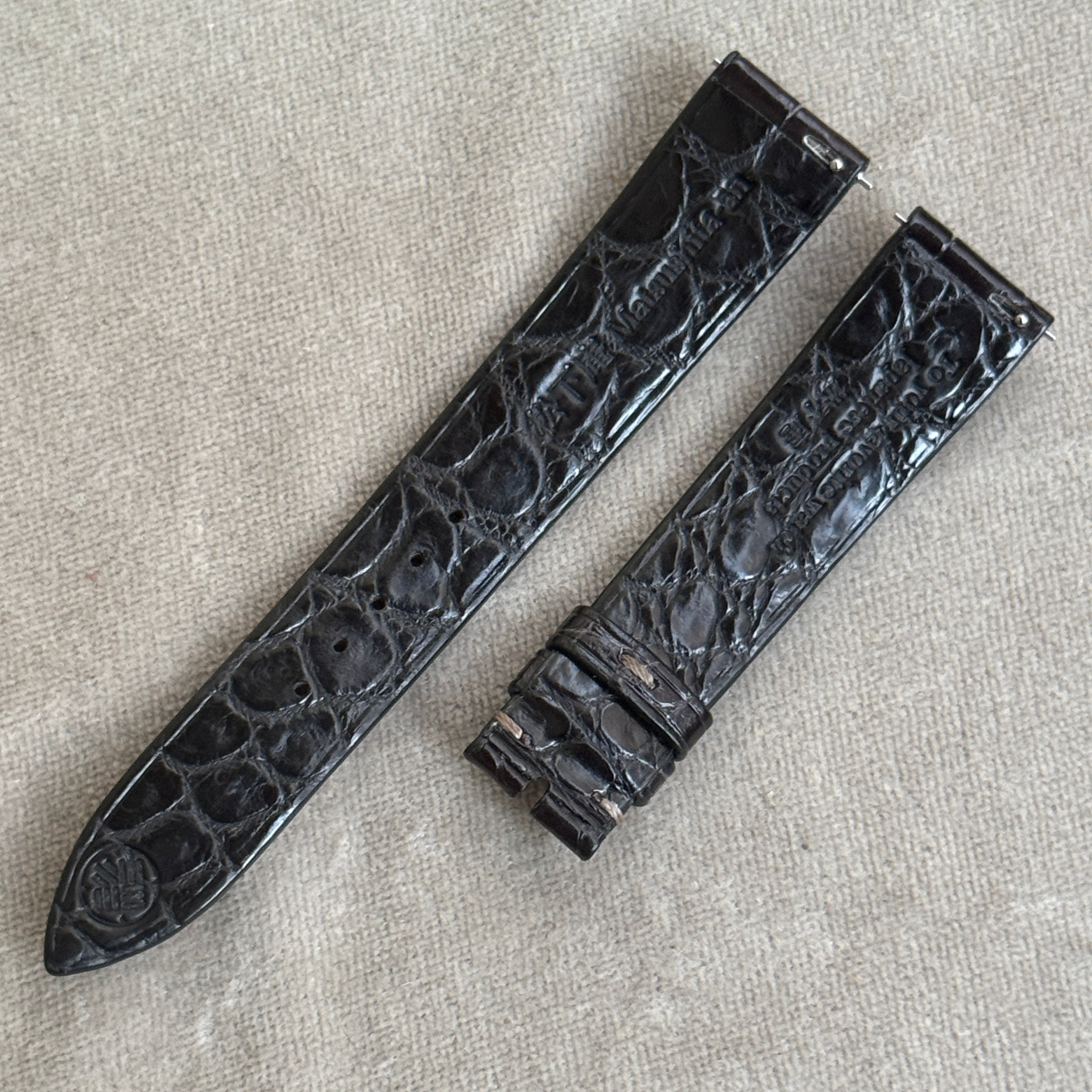 クロコダイル｜墨染パティーヌ｜無双仕上げ｜18-16mm – 松下庵