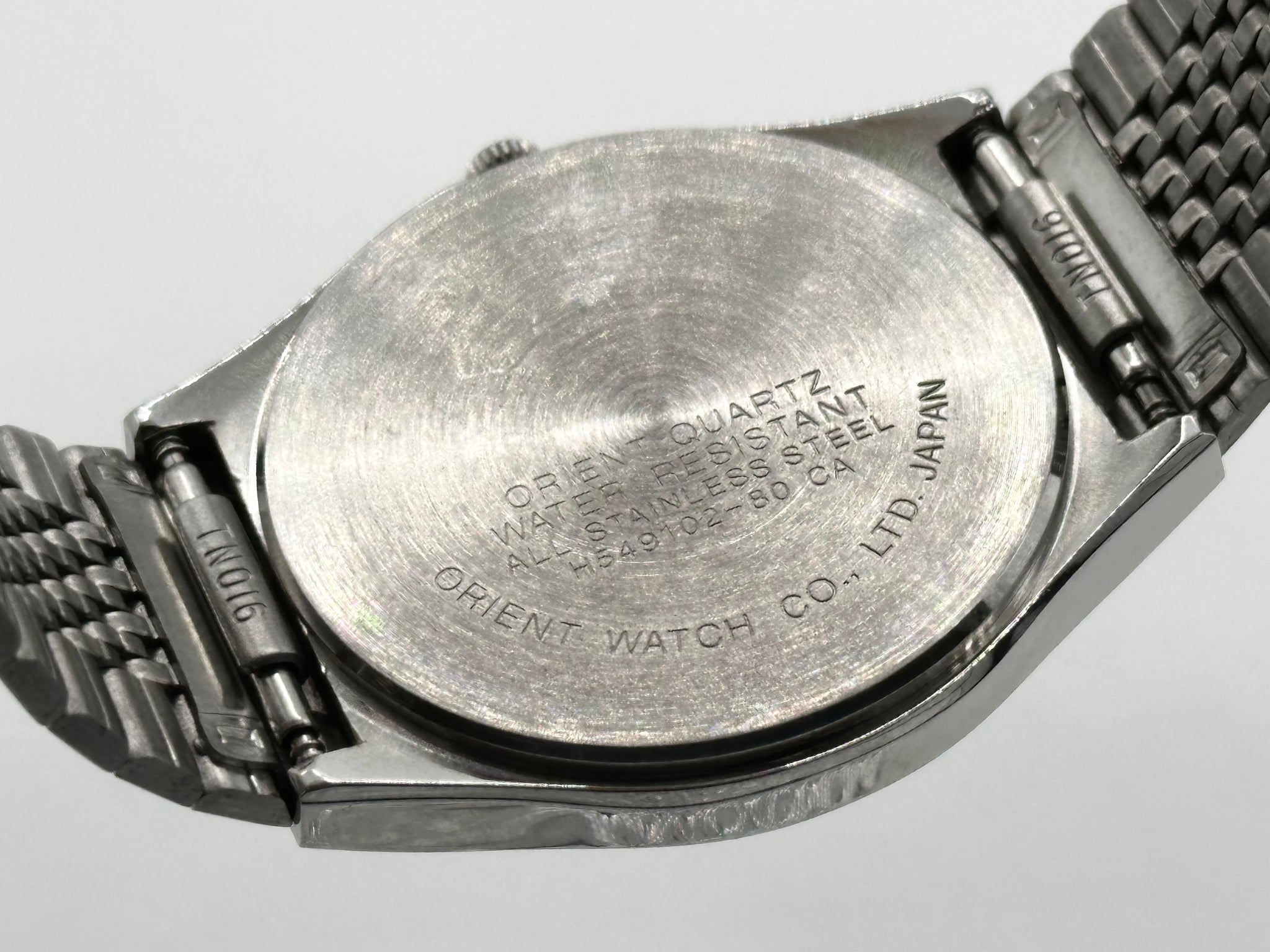 【時計/WATCH】オリエント オリエントロン ジャスト クォーツ デイデイト グレー文字盤 1970年代製