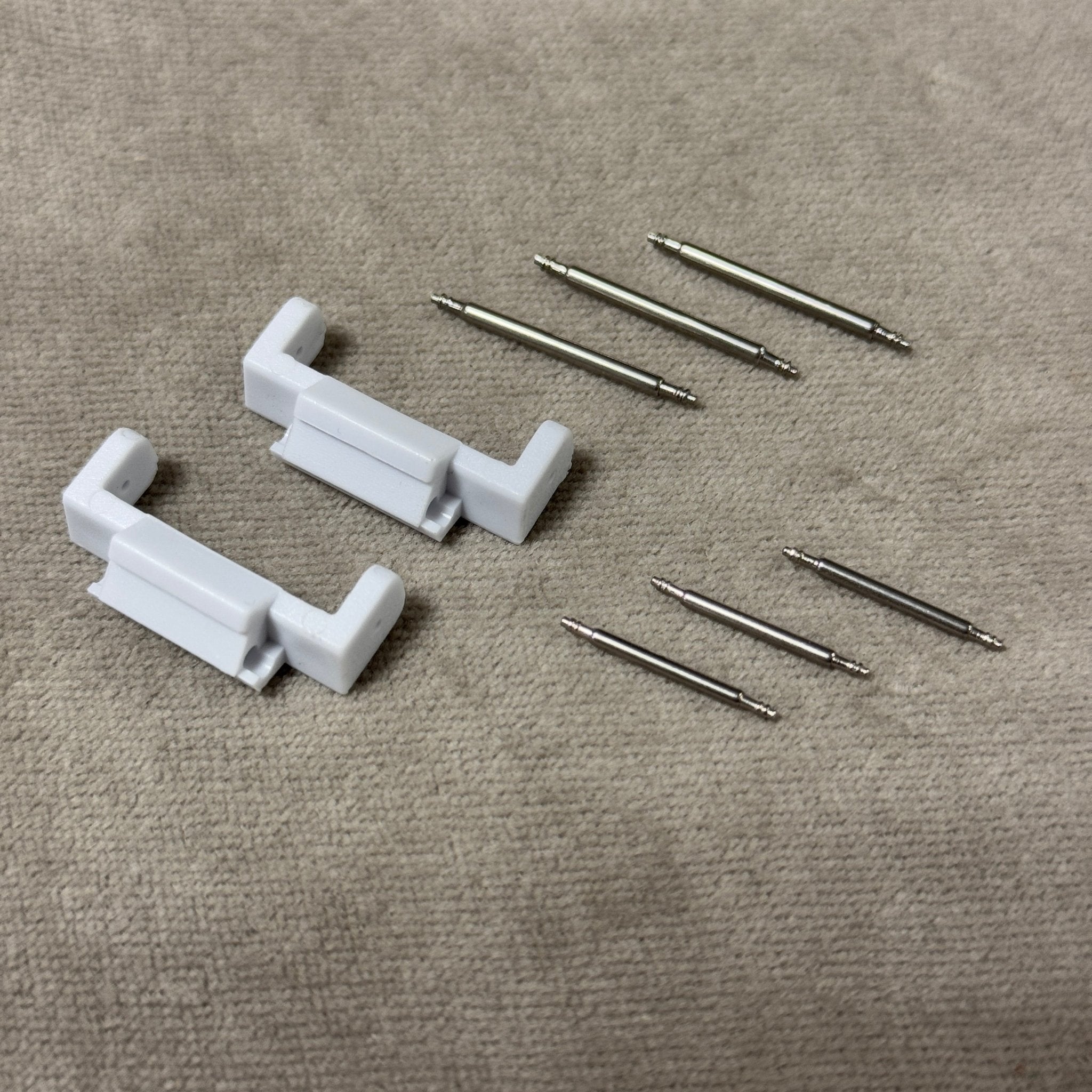 パーツ・工具｜G - SHOCK用 革ベルト変換アダプター｜ホワイト｜GA/DWシリーズ対応｜2個セット - 松下庵