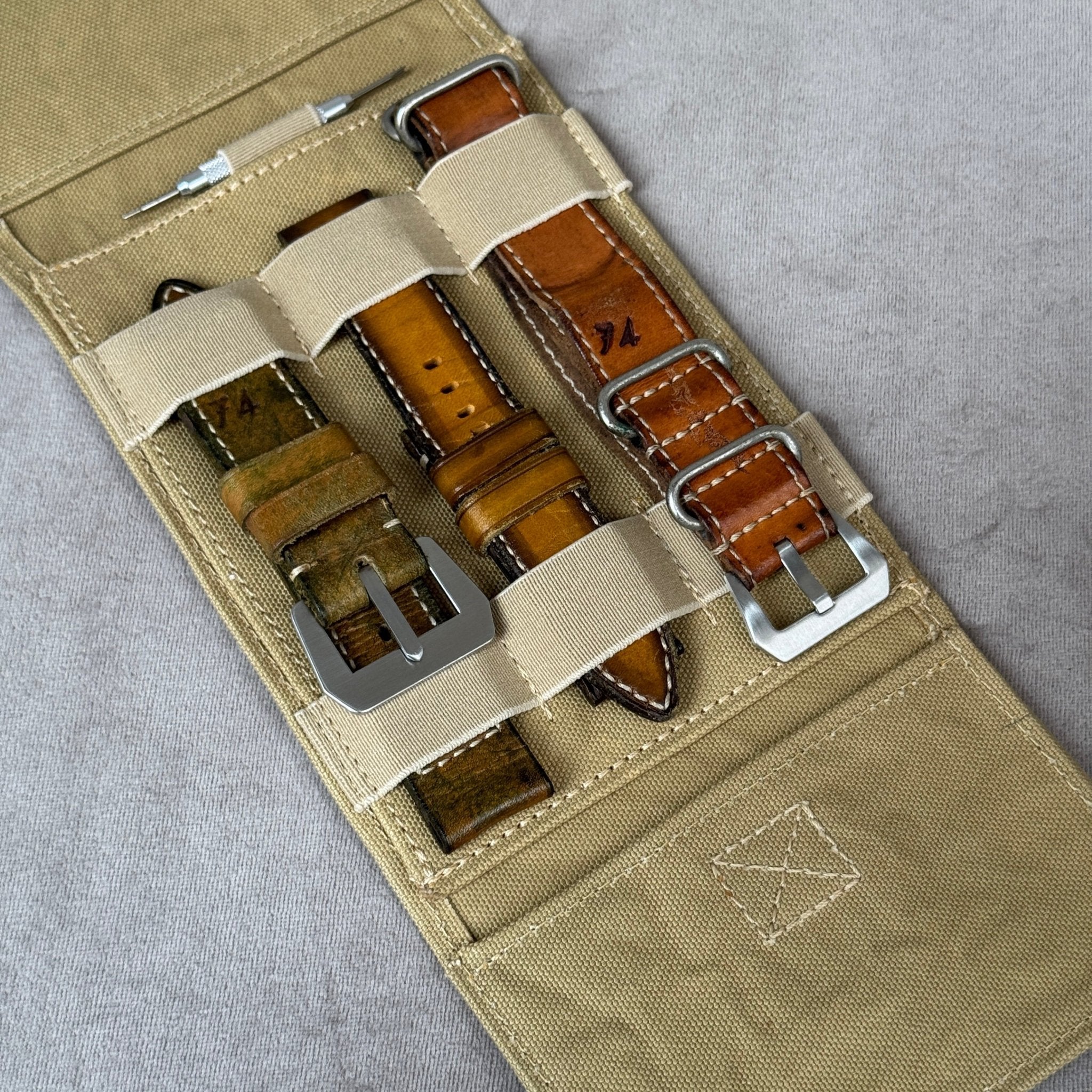 ストラップケース｜Tactical Cargo 03｜イエローオーカー - 松下庵