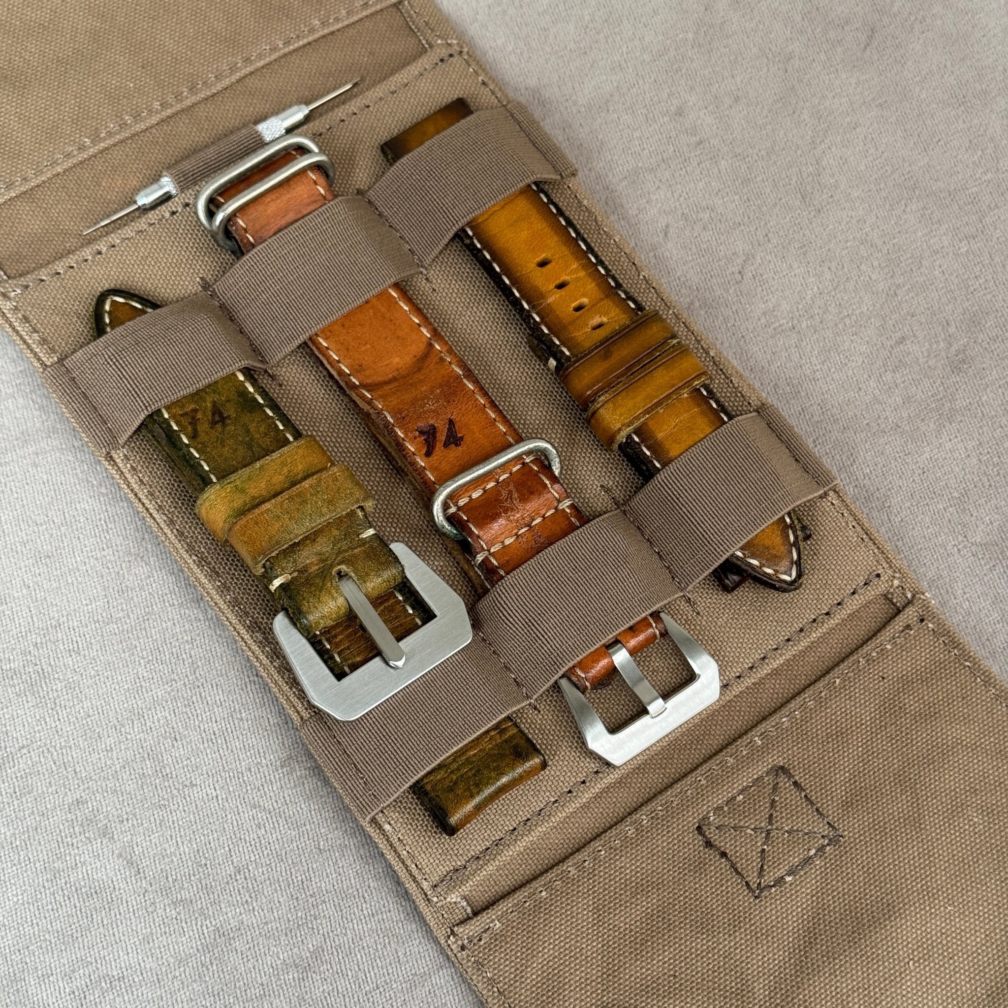ストラップケース｜Tactical Cargo 03｜サンドブラウン - 松下庵