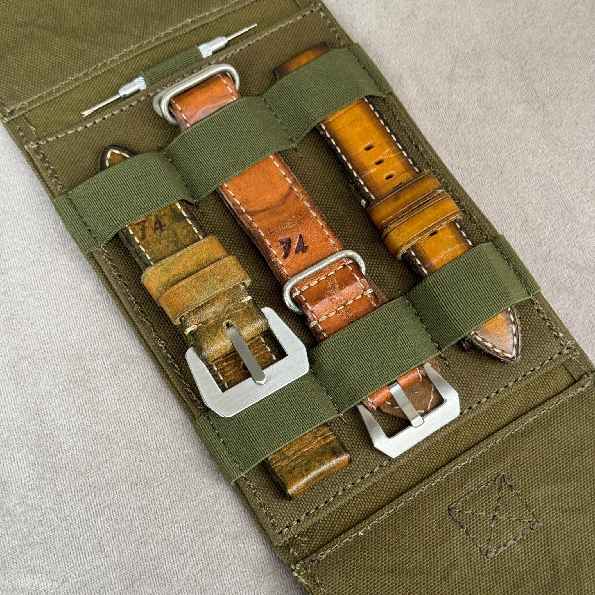 ストラップケース｜Tactical Cargo 03｜アーミーグリーン - 松下庵