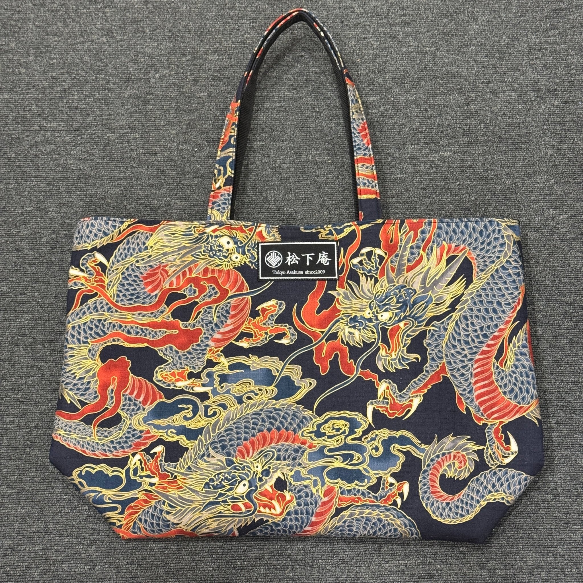 トートバッグ｜和布 -Wafu-｜龍炎天昇 – 松下庵