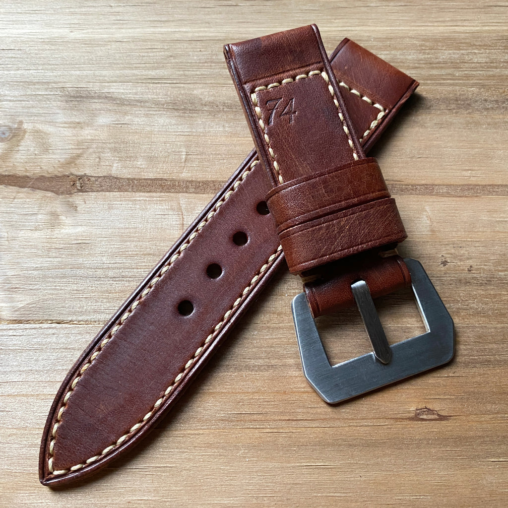 【M74 STRAP】DEAD STOCK LEATHER 26mm